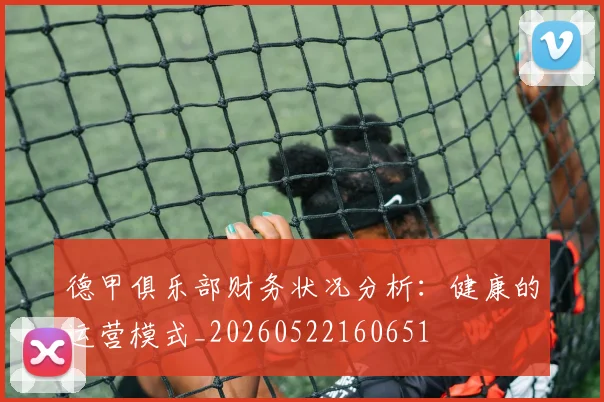 德甲俱乐部财务状况分析：健康的运营模式_20260522160651